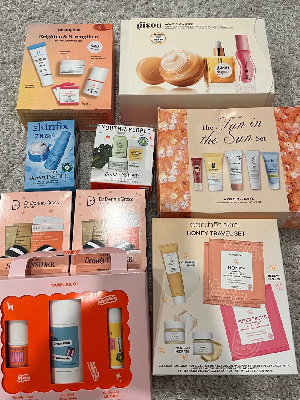 Sephora and Ulta beauty kits, Gisou